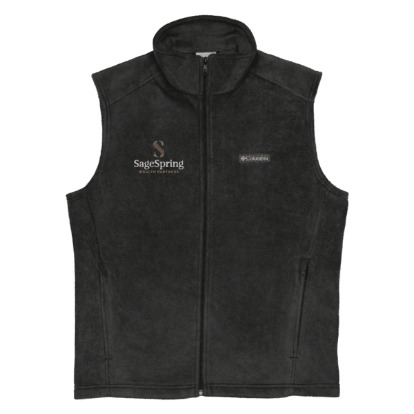 men’s columbia fleece vest