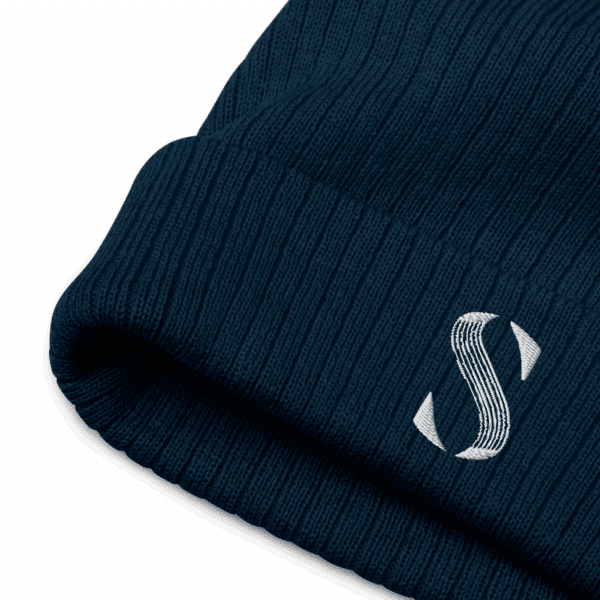 ribbed knit beanie