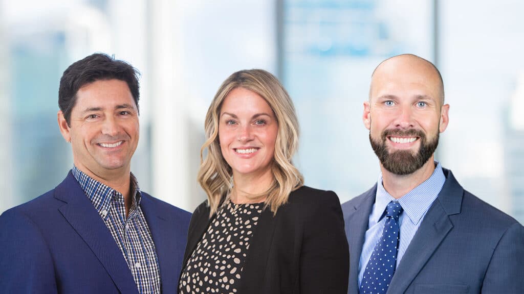 SageSpring Leadership Promotions - Sarah Esposito, Brian Harding, and Chris Warner